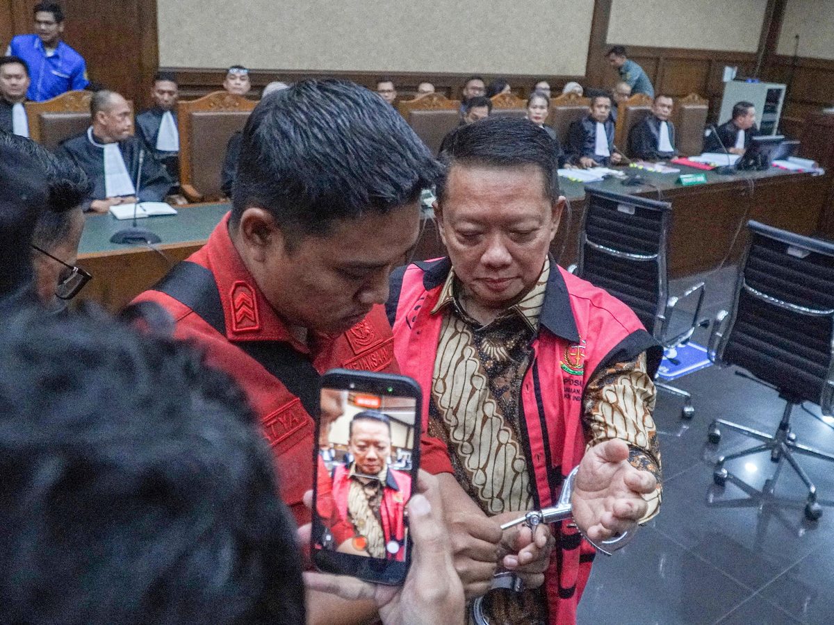 Terdakwa mantan Jampidsus Febrie Adriansyah(MI/Usman Iskandar) 