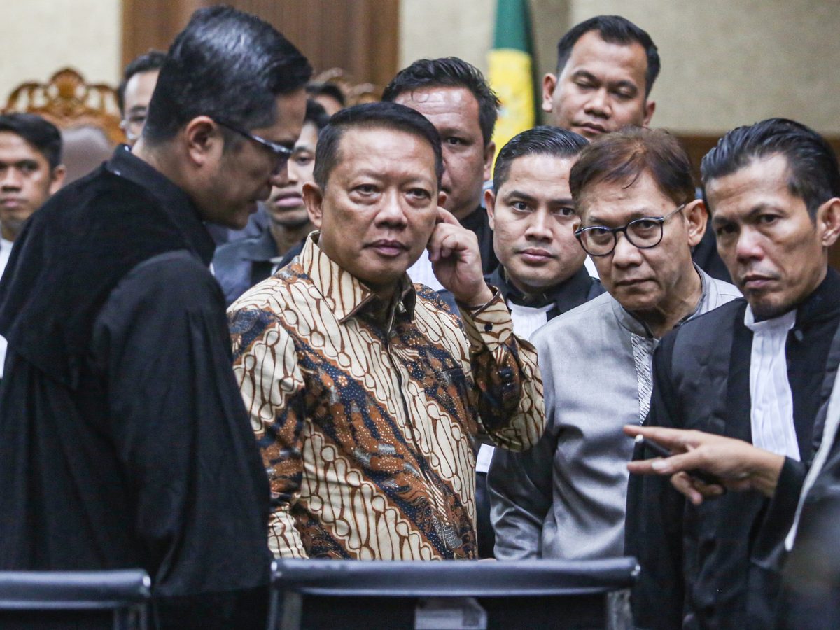 Terdakwa mantan Jampidsus Febrie Adriansyah(MI/Usman Iskandar) 
